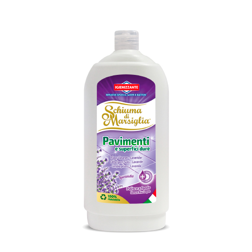 SCHIUMA DI MARSIGLIA PAVIMENTI 1LT IGIENE LAVANDA